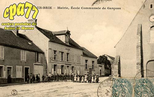 Valence En Brie - Mairie, Ecole Communale de Garçons