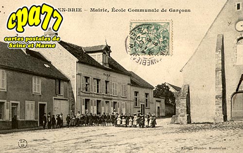 Valence En Brie - Mairie, Ecole Communale de Garons