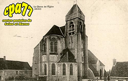 Vaudoy En Brie - Le Chevet de l'Eglise (XIIe et XIIIe sicle)