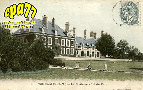 Vaux Sur Lunain - Villeniard - Le Château, côté du Parc