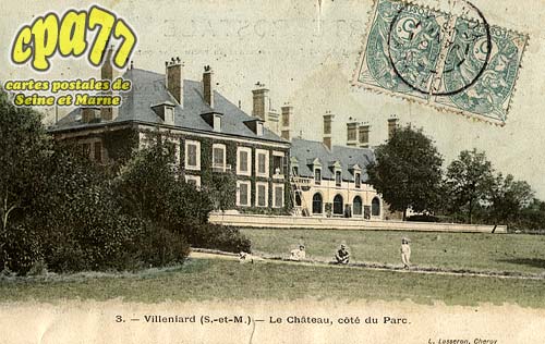 Vaux Sur Lunain - Le chteau, ct du Parc