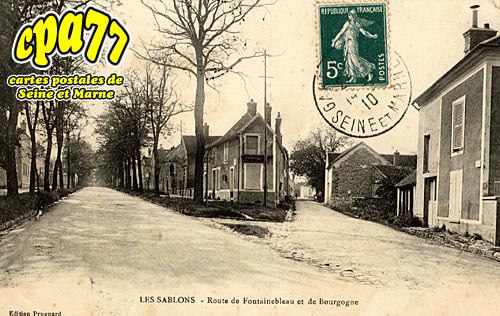 Vneux Les Sablons - Route de Fontainebleau et de Bourgogne