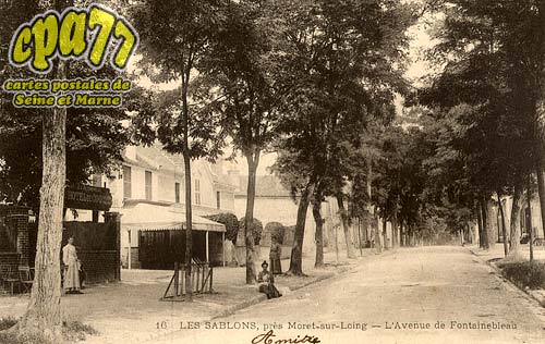 Vneux Les Sablons - Les Sablons, prs Moret-sur-Loing - L'Avenue de Fontainebleau