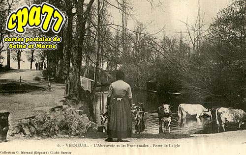 Verneuil L'tang - L'Abreuvoir et les Promenades - Porte de Laigle