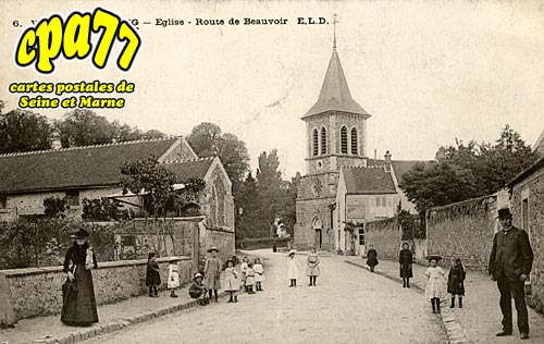 Verneuil L'tang - Eglise - Route de Beauvoir