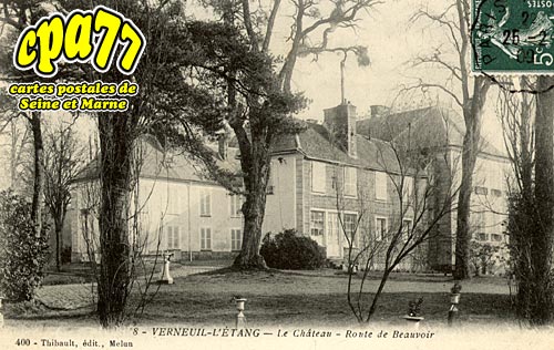 Verneuil L'tang - Le Chteau - Route de Beauvoir