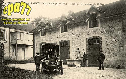 Vieux Maisons - Sainte-Colombe (S.-et-M.) - Ecuries et Remises du Château