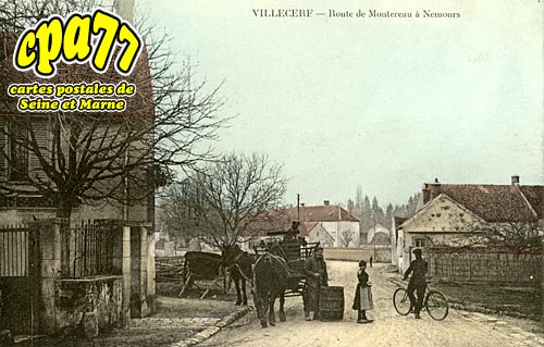 Villecerf - Route de Montereau  Nemours
