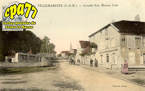 Villemareuil - Grande Rue, Maison Lion