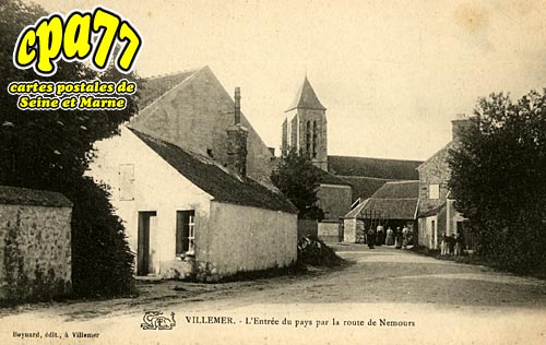 Villemer - L'Entrée du Pays par la Route de Nemours