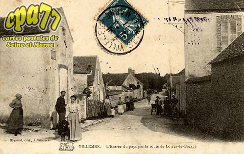 Villemer - L'Entre du Pays par la route de Lorrez-Bocage
