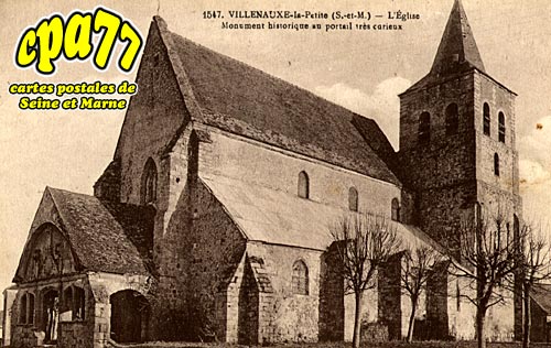 Villenauxe La Petite - L'Eglise - Monument historique au portail trs curieux
