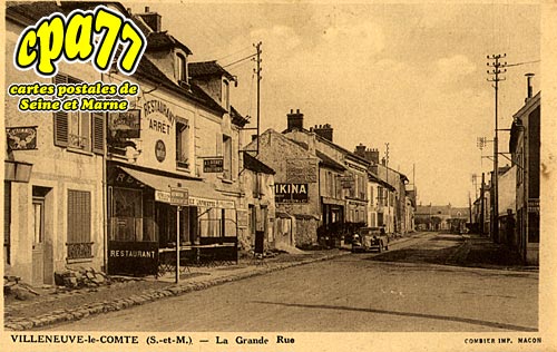 Villeneuve Le Comte - La Grande Rue