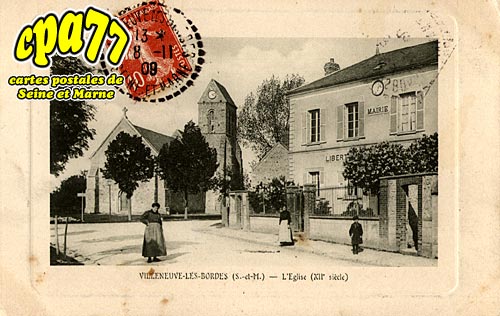Villeneuve Les Bordes - L'Eglise (XIIe siecle)