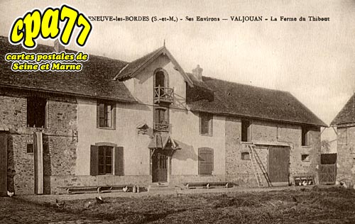 Villeneuve Les Bordes - Valjouan - La Ferme du Thibout