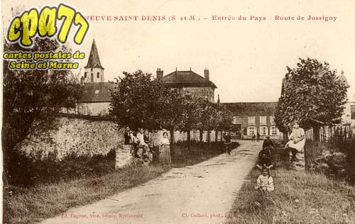 Villeneuve St Denis - Entre du Pays - Route de Jossigny