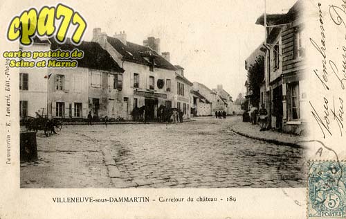 Villeneuve Sous Dammartin - Carrefour du chteau - 189