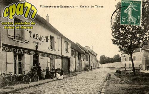 Villeneuve Sous Dammartin - Chemin de Thieux