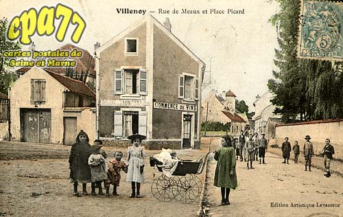 Villenoy - Rue de Meaux et Place Picard