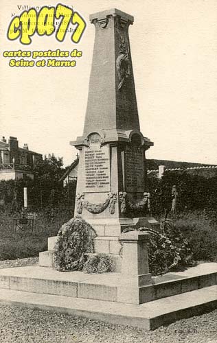 Villenoy - Monument aux Morts (Guerre 1914-1918) (par M. Llu, Statuaire)