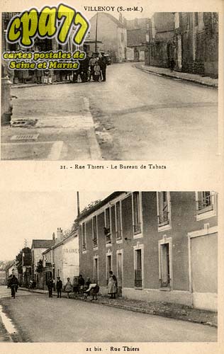 Villenoy - Rue Thiers - Le Bureau de Tabacs - Rue Thiers