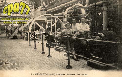 Villenoy - Sucrerie - Intrieur : les Pompes