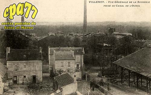 Villenoy - Vue gnrale de la Sucrerie - Prise du Canal de l'Ourcq