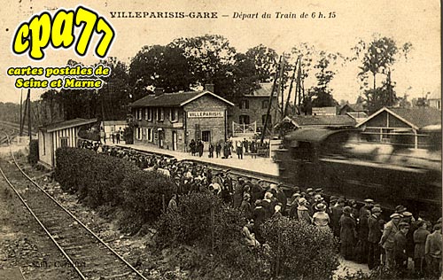 Villeparisis - La Gare - Dpart du Train de 6h15