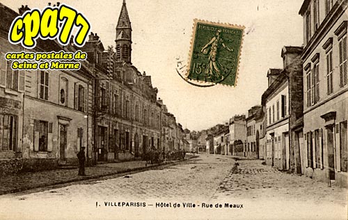 Villeparisis - Htel de Ville - Rue de Meaux