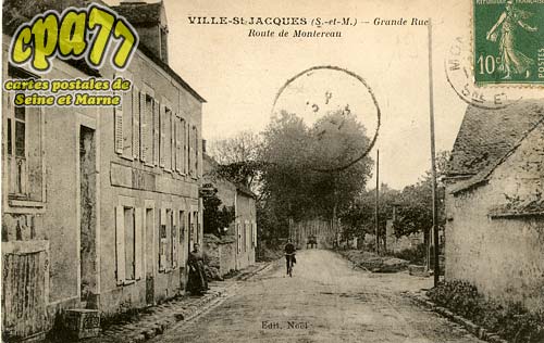 Ville St Jacques - Grande Rue - Route de Montereau