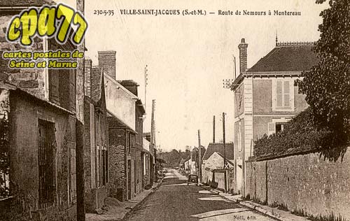 Ville St Jacques - Route de Nemours  Montereau