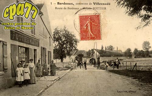 Villevaud - Bordeaux, commune de Villevaud - Route de Bordeaux - Maison Pottier