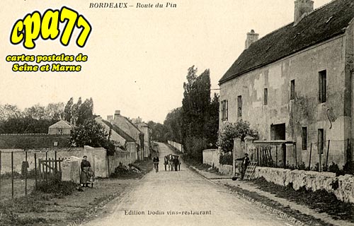 Villevaud - Bordeaux - Route du Pin