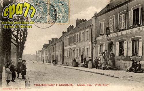 Villiers St Georges - Grande-Rue - Htel Souy