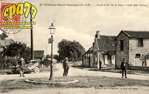 Villiers St Georges - Rond-Point de la Gare - Caf des Chaises