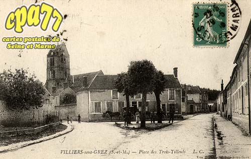 Villiers Sous Grez - Place des Trois-Tilleuls