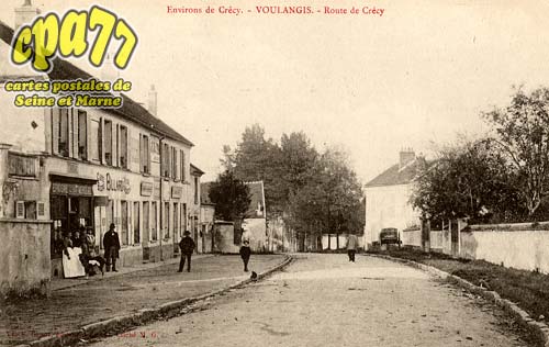 Voulangis - Environs de Crcy - Route de Crcy