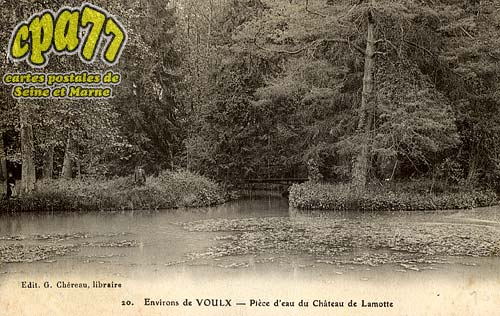 Voulx - Environs de Voulx - Pice d'eau du Chteau de Lamotte